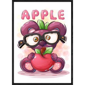 Tableau animal ourson – 23x32