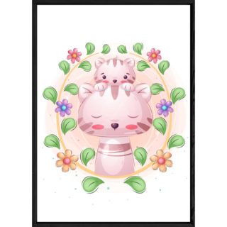 Tableau animal chat – 23x32