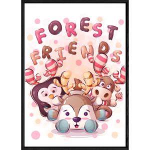 Tableau multi-animaux – 32x42