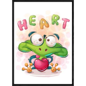 Tableau animal grenouille – 32×42