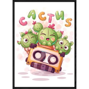 Tableau plante cactus – 23x32