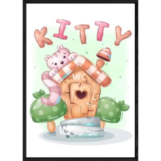 Tableau animal chat – 23x32