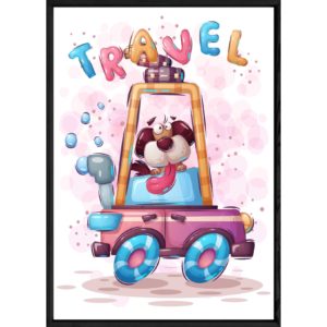 Tableau animal chien – 32x42