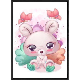 Tableau animal souris – 23x32