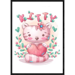 Tableau animal chat – 23x32