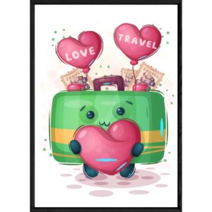 Tableau objet valise – 23x32