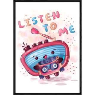 Tableau objet radio – 23x32