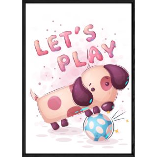 Tableau animal chien – 23x32