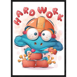 Tableau animal grenouille – 32×42