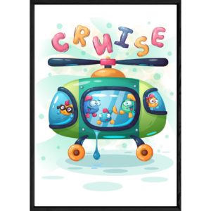 Tableau animal poisson – 23x32