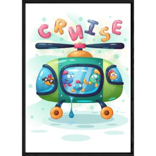 Tableau animal poisson – 23x32