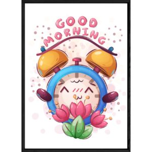 Tableau objet reveil – 23x32