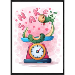 Tableau animal serpent – 23x32