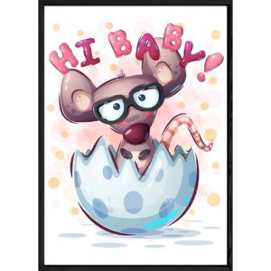 Tableau animal souris – 23x32