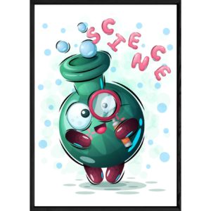 Tableau objet fiole – 32x42