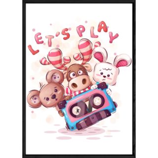 Tableau multi-animaux – 23x32