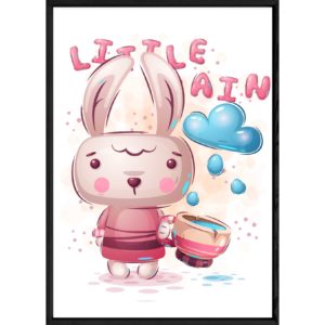 Tableau animal lapin – 23x32