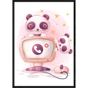 Tableau animal panda – 23x32