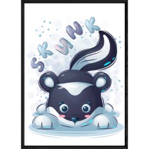 Tableau animal raton laveur – 23x32