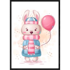 Tableau animal lapin – 32x42