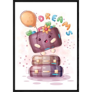 Tableau objet valise – 23x32