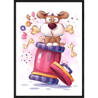 Tableau animal chien – 23x32