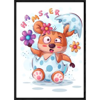 Tableau animal hamster – 23x32
