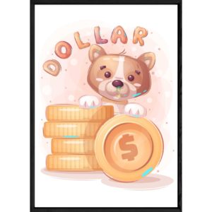 Tableau animal chien – 23x32