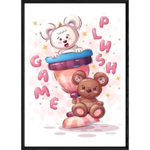 Tableau animal ourson – 23x32