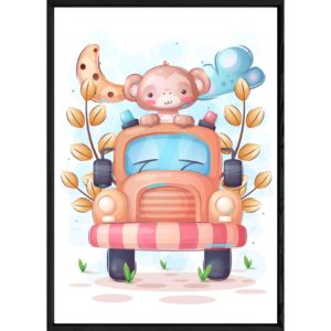 Tableau animal singe – 23x32