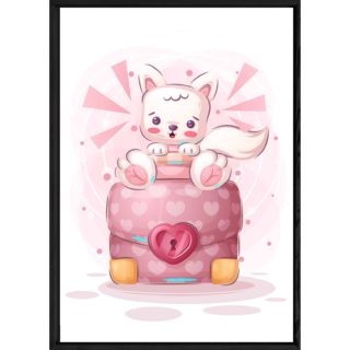 Tableau animal chat – 23x32