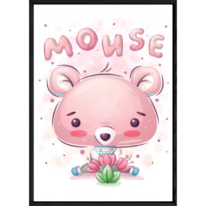 Tableau animal souris – 23x32