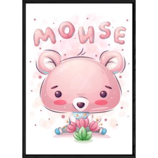Tableau animal souris – 23x32