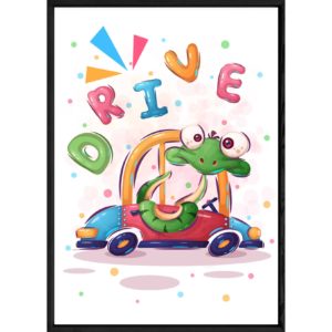 Tableau animal serpent – 32×42