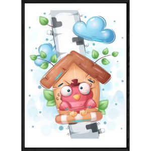 Tableau animal oiseau – 32x42