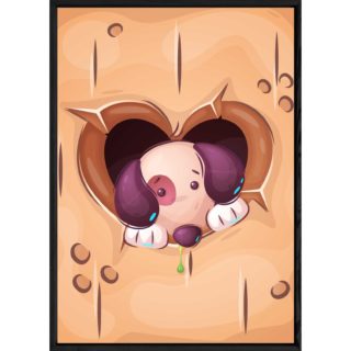 Tableau animal chien – 23x32