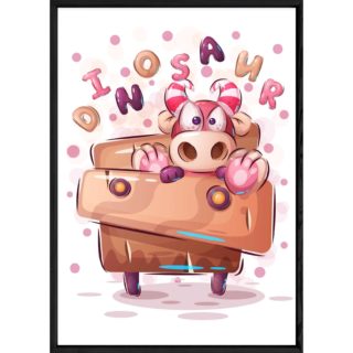 Tableau animal dinosaure – 23x32