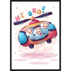 Tableau animal mouton – 32x42