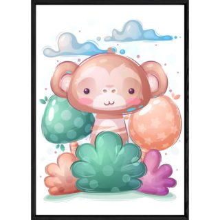 Tableau animal singe – 23x32
