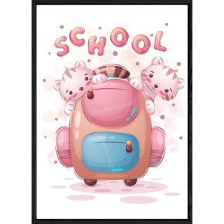 Tableau animal chat – 23x32