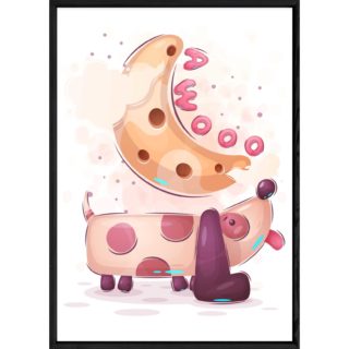 Tableau animal chien – 23x32