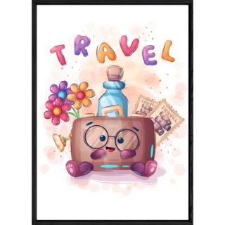 Tableau objet fiole – 23x32