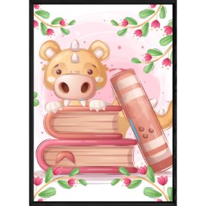 Tableau animal dinosaure – 32x42