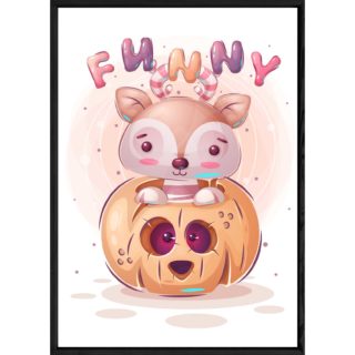 Tableau animal cerf – 23x32