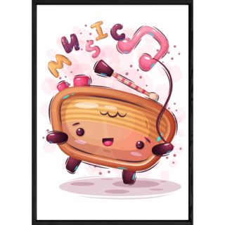 Tableau objet radio – 23x32