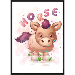Tableau animal cheval – 23x32