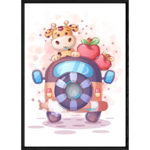 Tableau animal girafe – 32x42