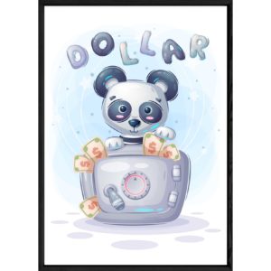 Tableau animal panda – 23x32