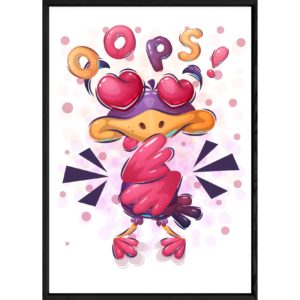 Tableau animal oiseau – 23x32