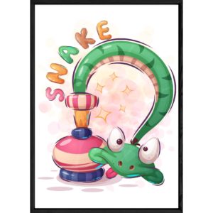 Tableau animal serpent – 23x32